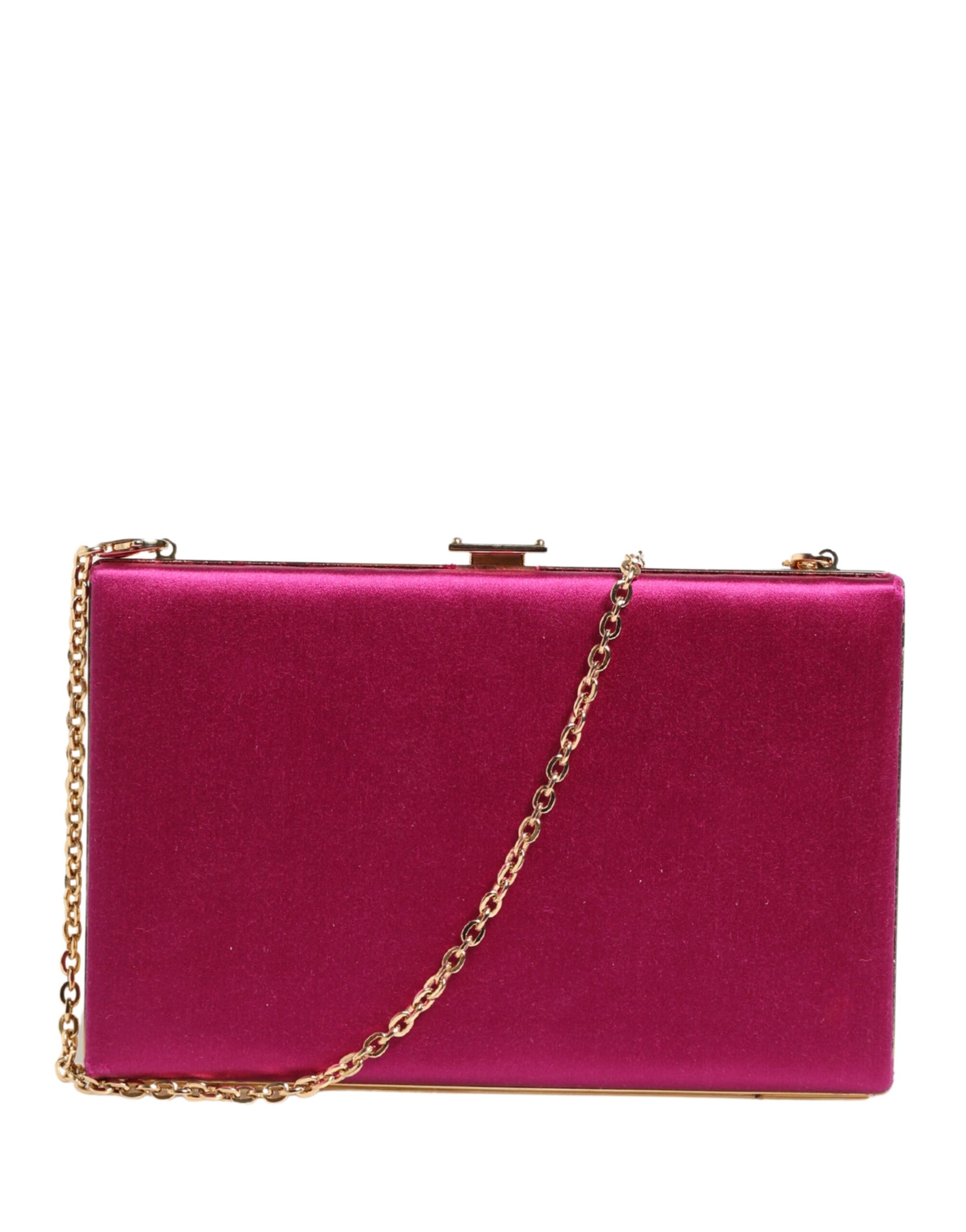 Dolce & Gabbana Pink Cotton Clutch Evening Crossbody Women Purse Bag | Regal Royce