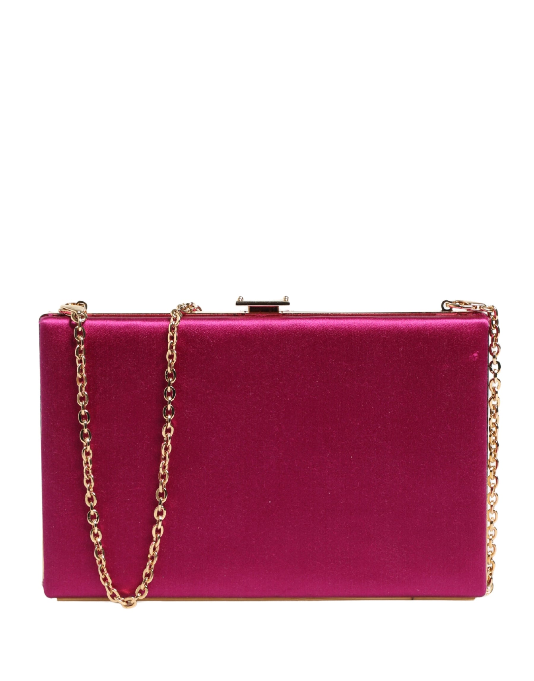 Dolce & Gabbana Pink Cotton Clutch Evening Crossbody Women Purse Bag | Regal Royce