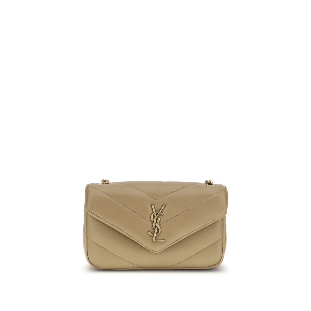 Saint Laurent Beige Lamb Ovis Aries Aries Shoulder Bag | Regal Royce