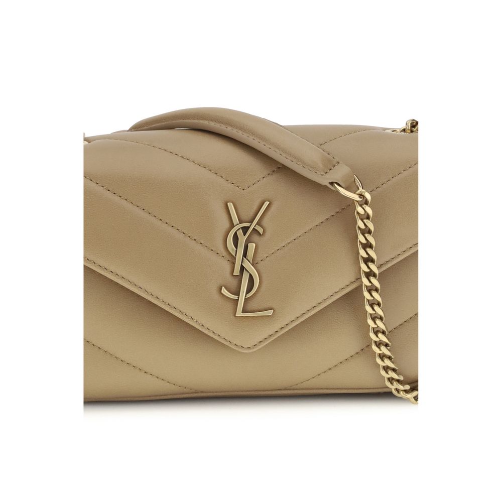 Saint Laurent Beige Lamb Ovis Aries Aries Shoulder Bag | Regal Royce