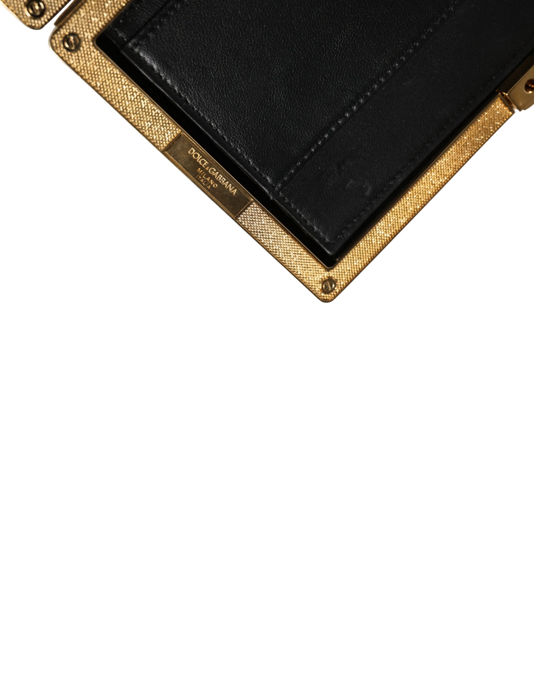 Dolce & Gabbana White Lambskin Leather Clutch Evening Women Purse Bag | Regal Royce