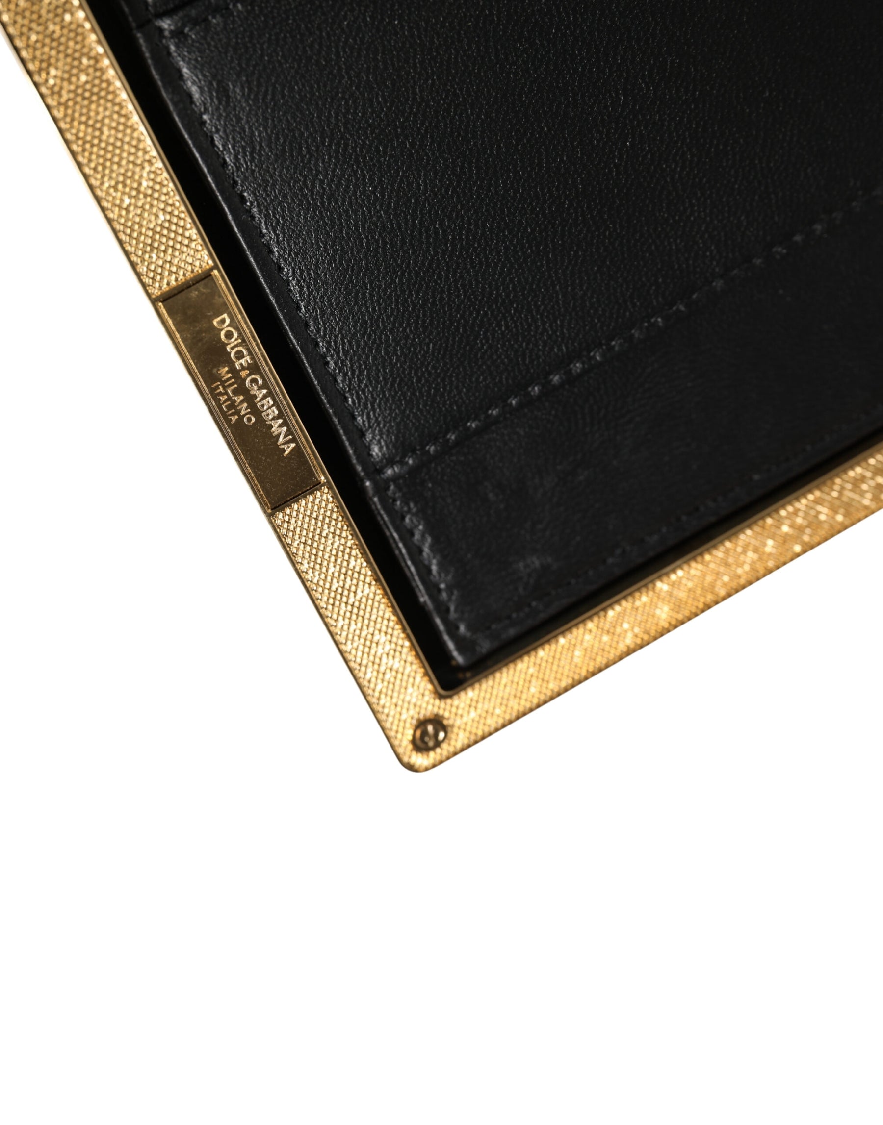 Dolce & Gabbana Beige Lambskin Leather Clutch Evening Women Purse Bag | Regal Royce