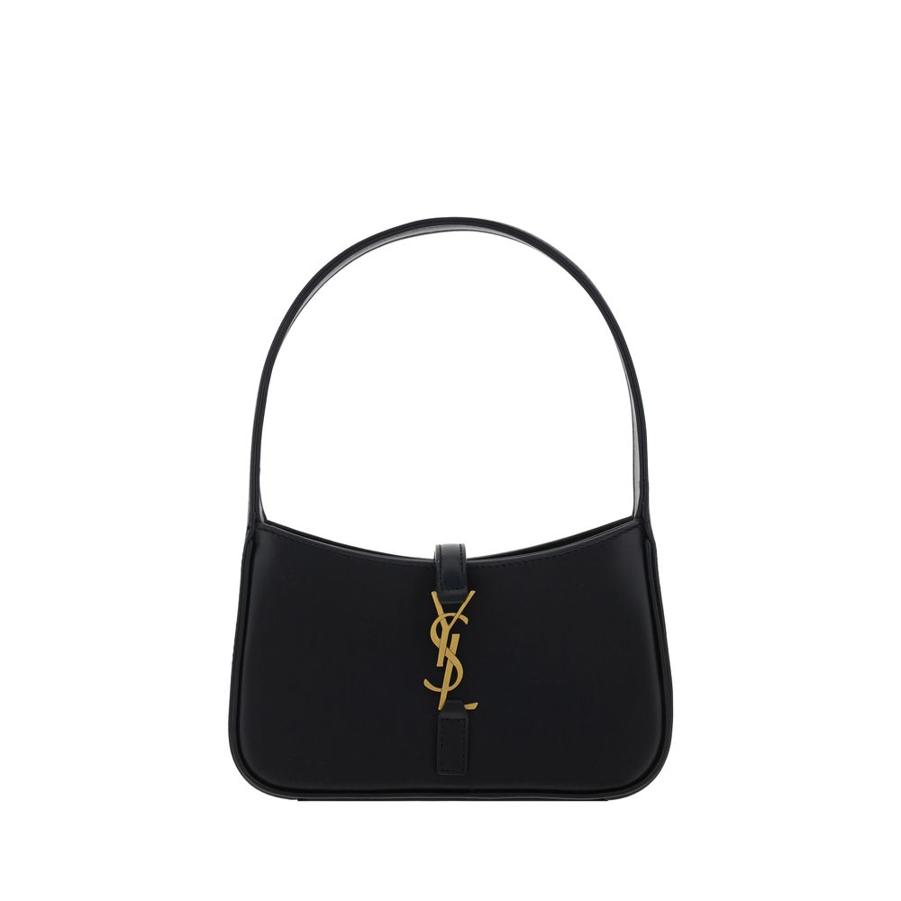 Saint Laurent Black Calf Leather Bos Taurus Shoulder Bag | Regal Royce