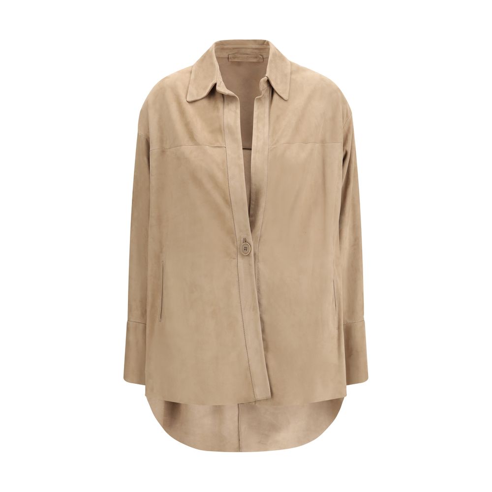 Salvatore Santoro Beige Lamb Ovis Aries Aries Shirt | Regal Royce