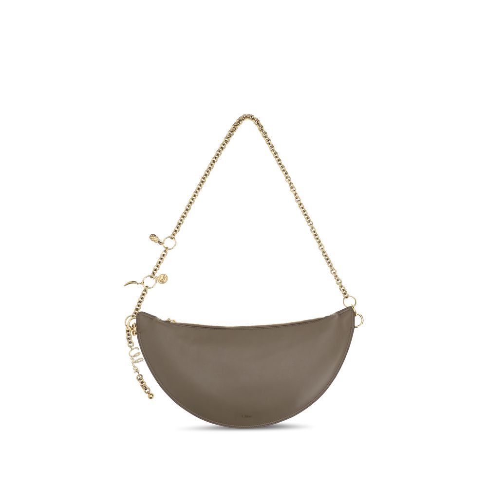 Chloé Gray Calf Leather Bos Taurus Shoulder Bag | Regal Royce