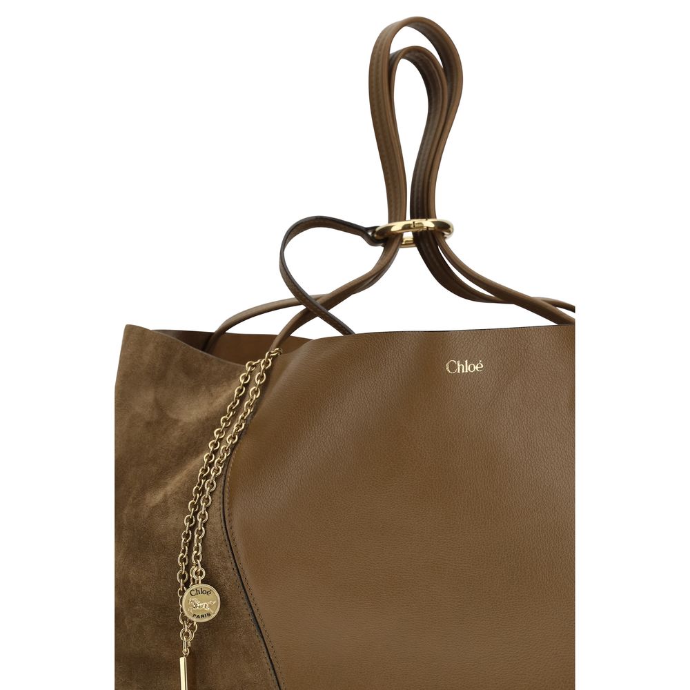 Chloé Brown Calf Leather Bos Taurus Shoulder Bag | Regal Royce