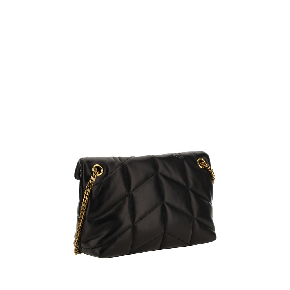 Saint Laurent Black Lamb Ovis Aries Aries Shoulder Bag | Regal Royce