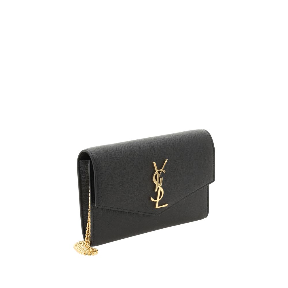Saint Laurent Black Calf Leather Bos Taurus Shoulder Bag | Regal Royce