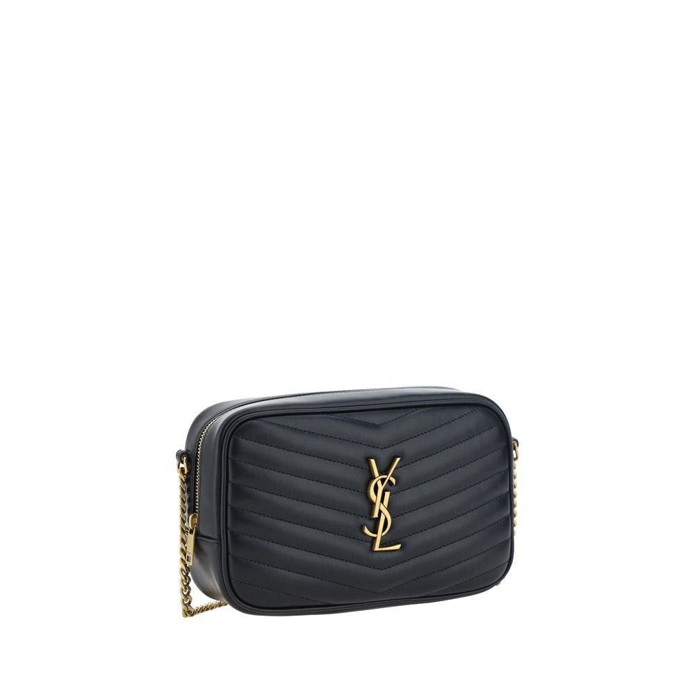Saint Laurent Black Calf Leather Bos Taurus Shoulder Bag | Regal Royce