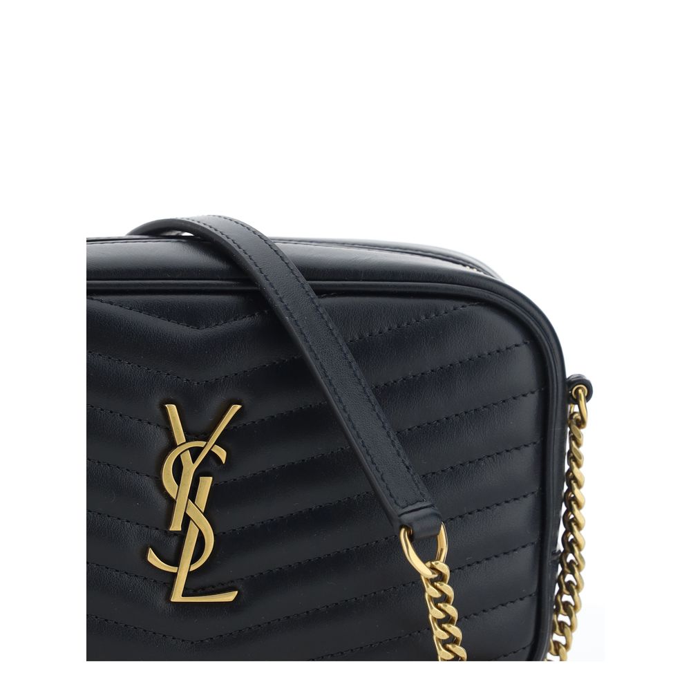 Saint Laurent Black Calf Leather Bos Taurus Shoulder Bag | Regal Royce
