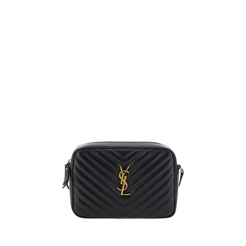 Saint Laurent Black Calf Leather Bos Taurus Shoulder Bag | Regal Royce