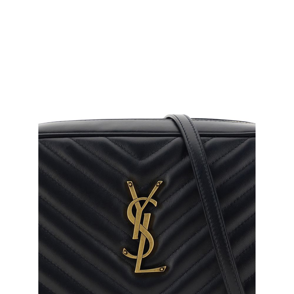 Saint Laurent Black Calf Leather Bos Taurus Shoulder Bag | Regal Royce