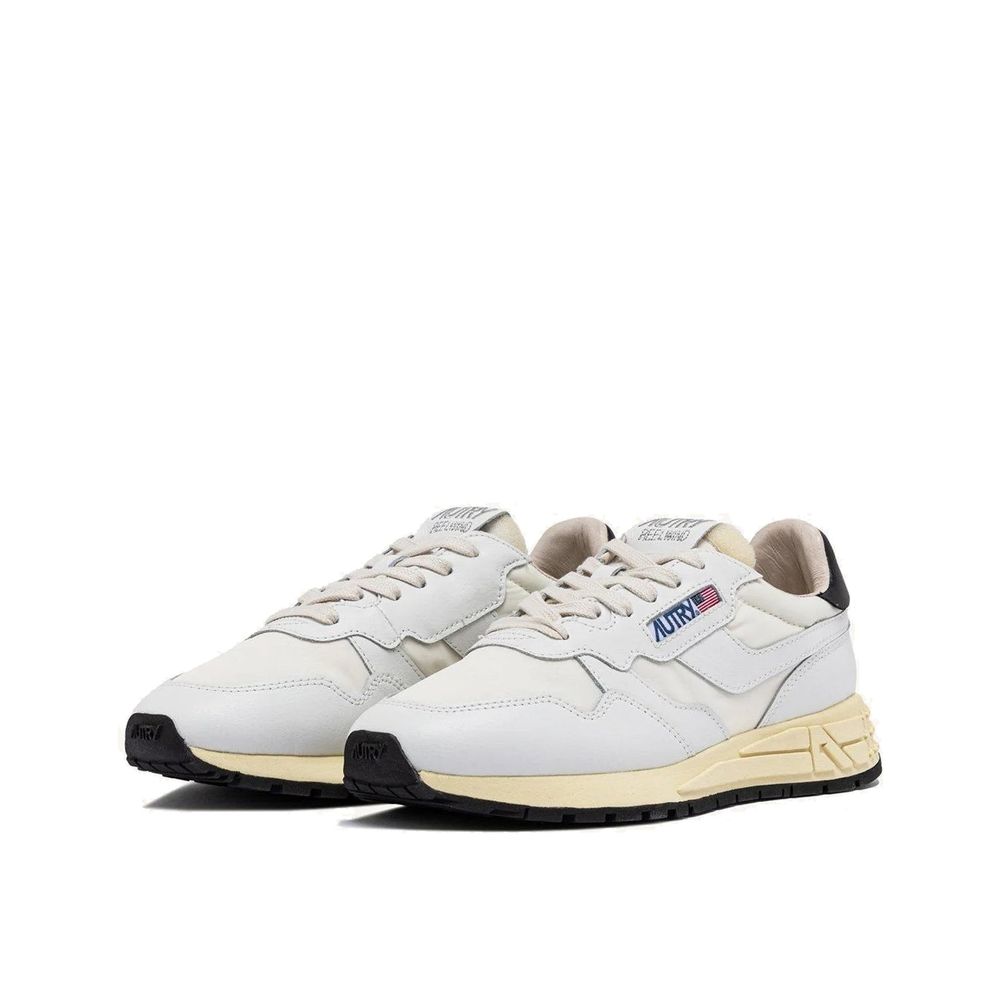Autry White Fabric Athletic Sneakers | Regal Royce