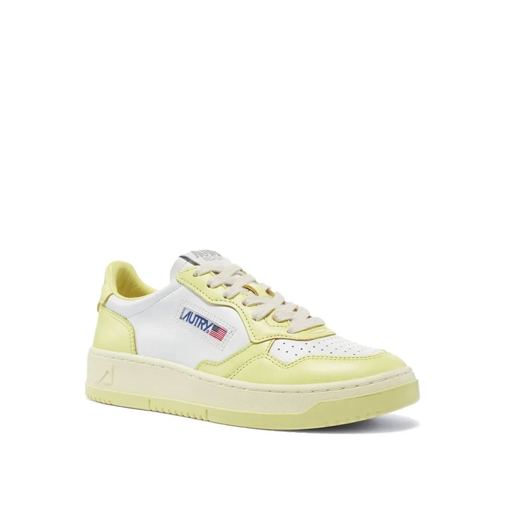 Autry White Leather Low Top Sneakers | Regal Royce