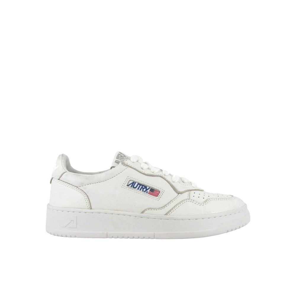 Autry White Leather Athletic Sneakers | Regal Royce