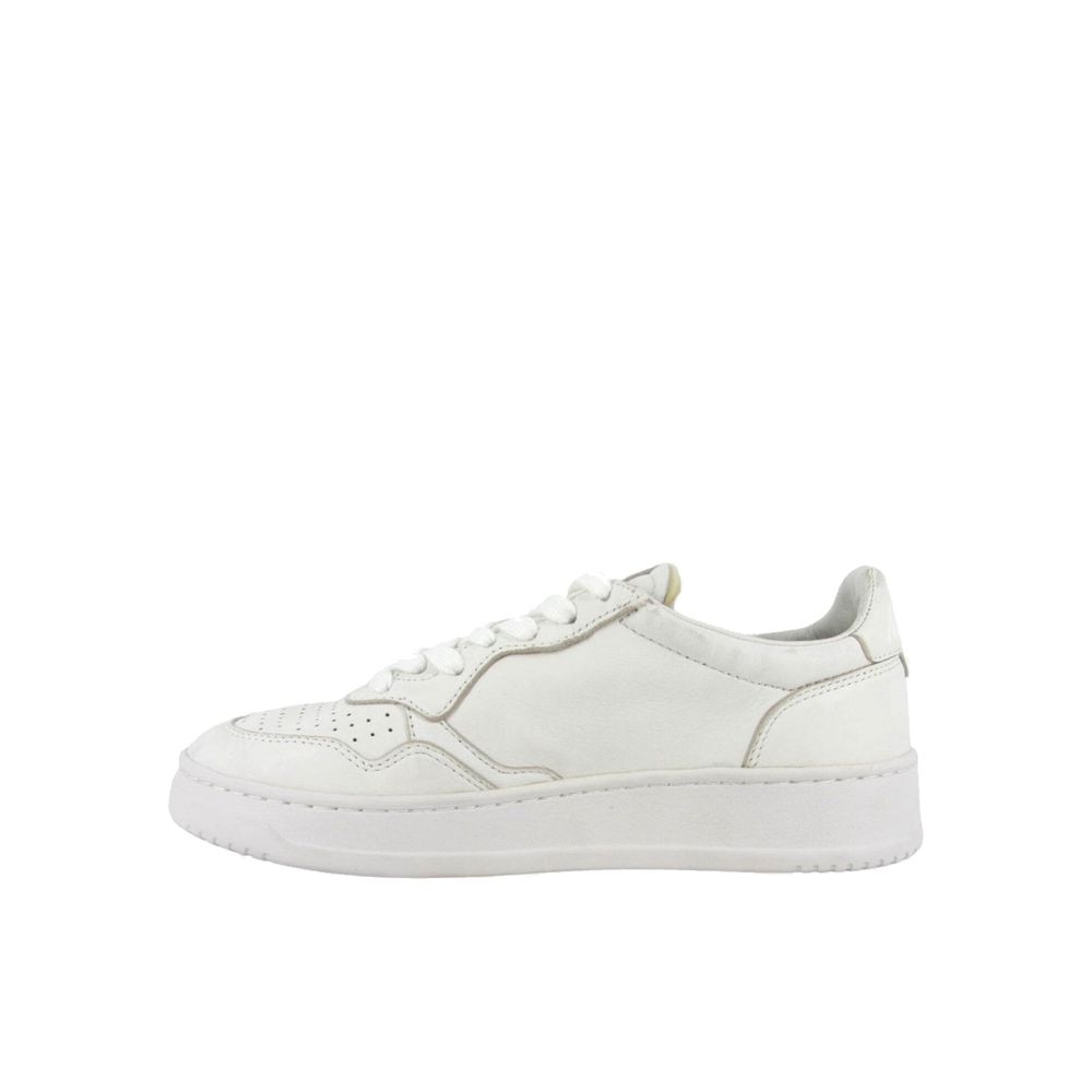 Autry White Leather Athletic Sneakers | Regal Royce
