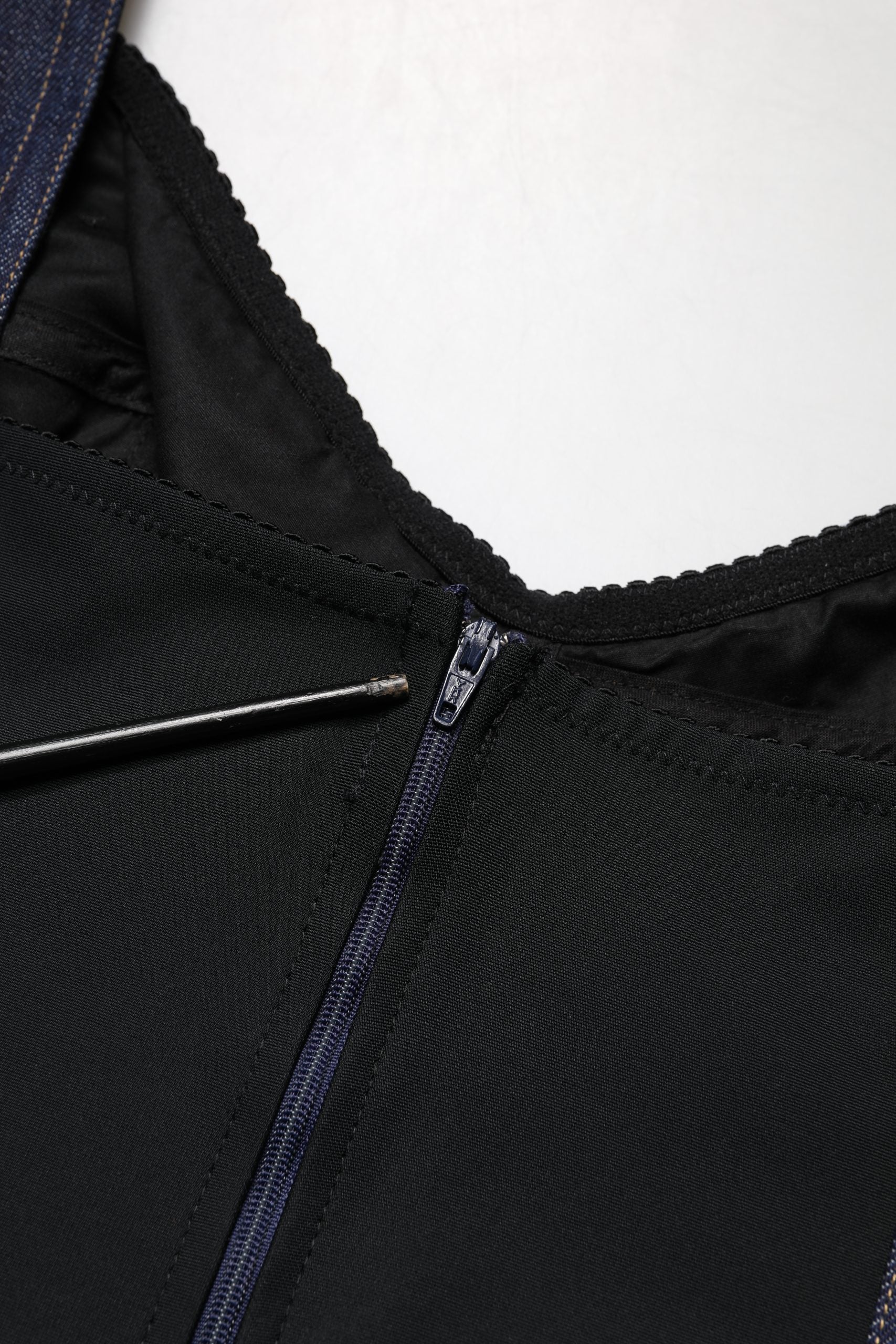 Dolce & Gabbana Dark Blue Cotton Denim Sheath Midi Dress | Regal Royce