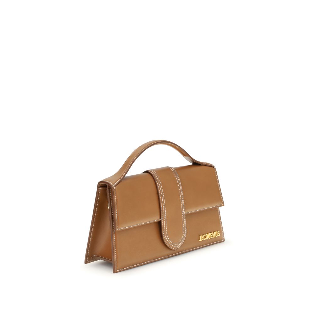 Jacquemus Brown Calf Leather Bos Taurus Handbag | Regal Royce