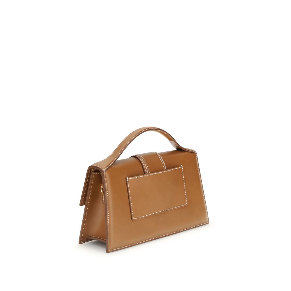 Jacquemus Brown Calf Leather Bos Taurus Handbag | Regal Royce