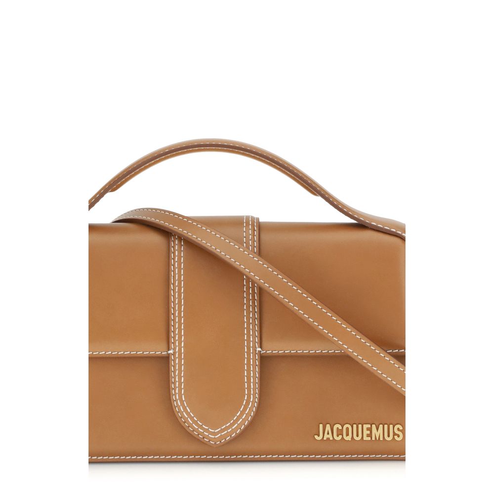 Jacquemus Brown Calf Leather Bos Taurus Handbag | Regal Royce