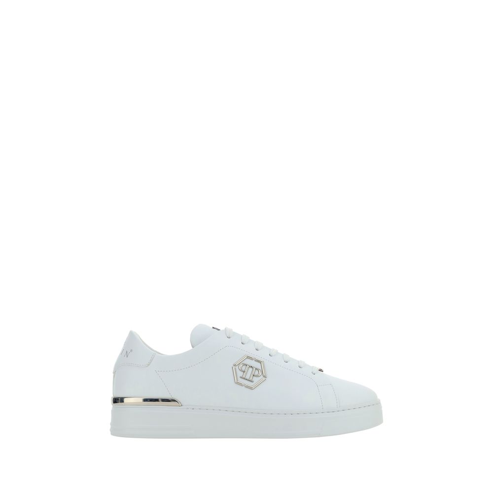Philipp Plein White Rubber Low Top Sneakers | Regal Royce