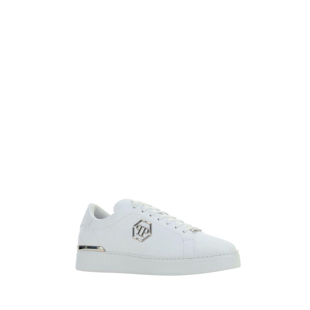 Philipp Plein White Rubber Low Top Sneakers | Regal Royce