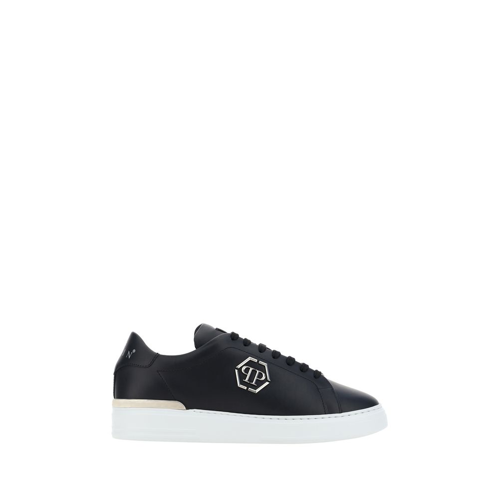 Philipp Plein Black Rubber Low Top Sneakers | Regal Royce
