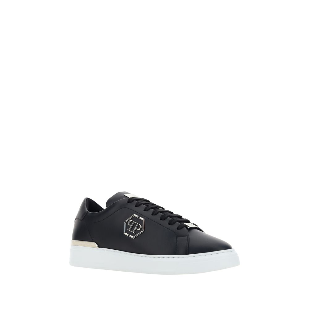 Philipp Plein Black Rubber Low Top Sneakers | Regal Royce