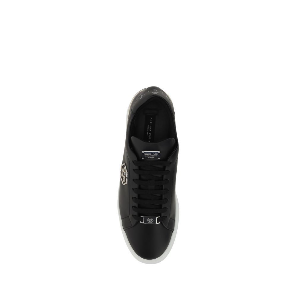 Philipp Plein Black Rubber Low Top Sneakers | Regal Royce