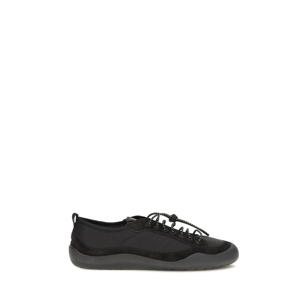 Prada Black Recycled Polyamide Athletic Sneakers | Regal Royce