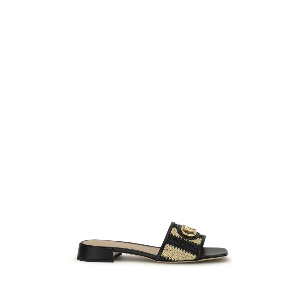 Valentino Garavani Multicolor Calf Leather Bos Taurus Sandals | Regal Royce