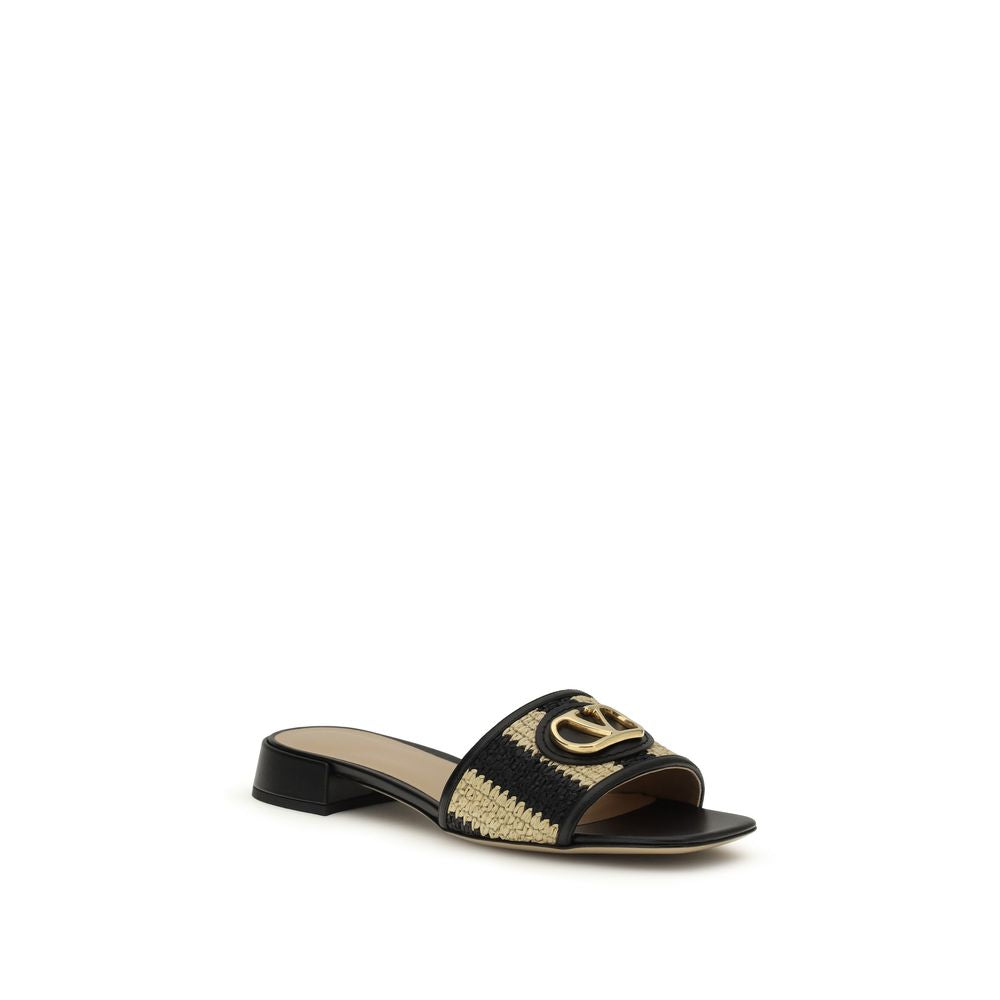 Valentino Garavani Multicolor Calf Leather Bos Taurus Sandals | Regal Royce