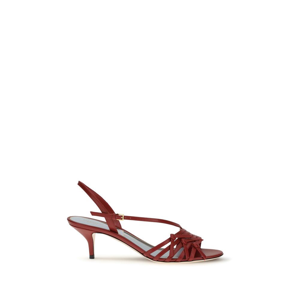 Valentino Garavani Multicolor Goatskin Strap-On Sandals | Regal Royce