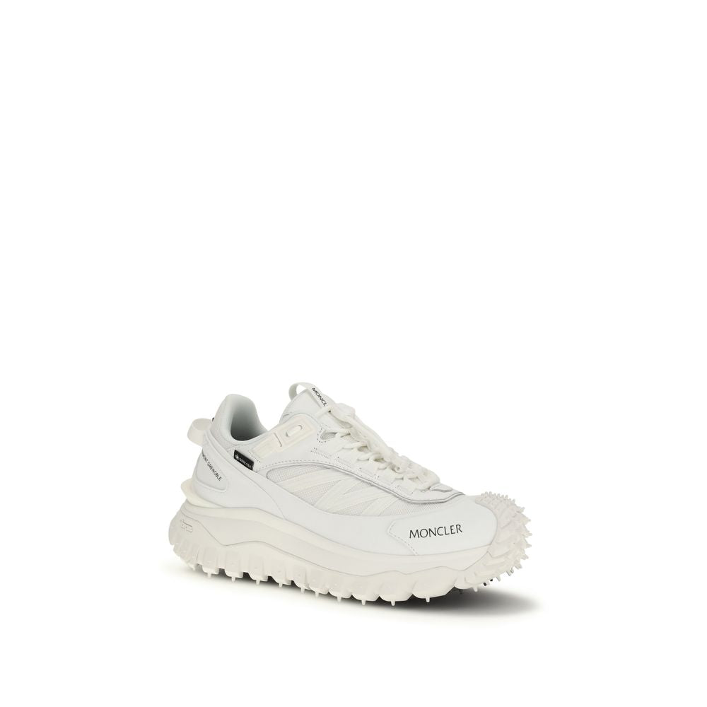 Moncler White Polyamide Athletic Sneakers | Regal Royce