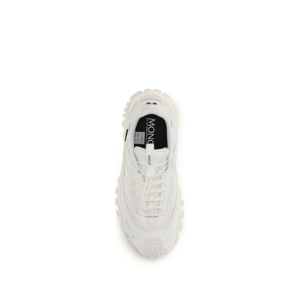 Moncler White Polyamide Athletic Sneakers | Regal Royce