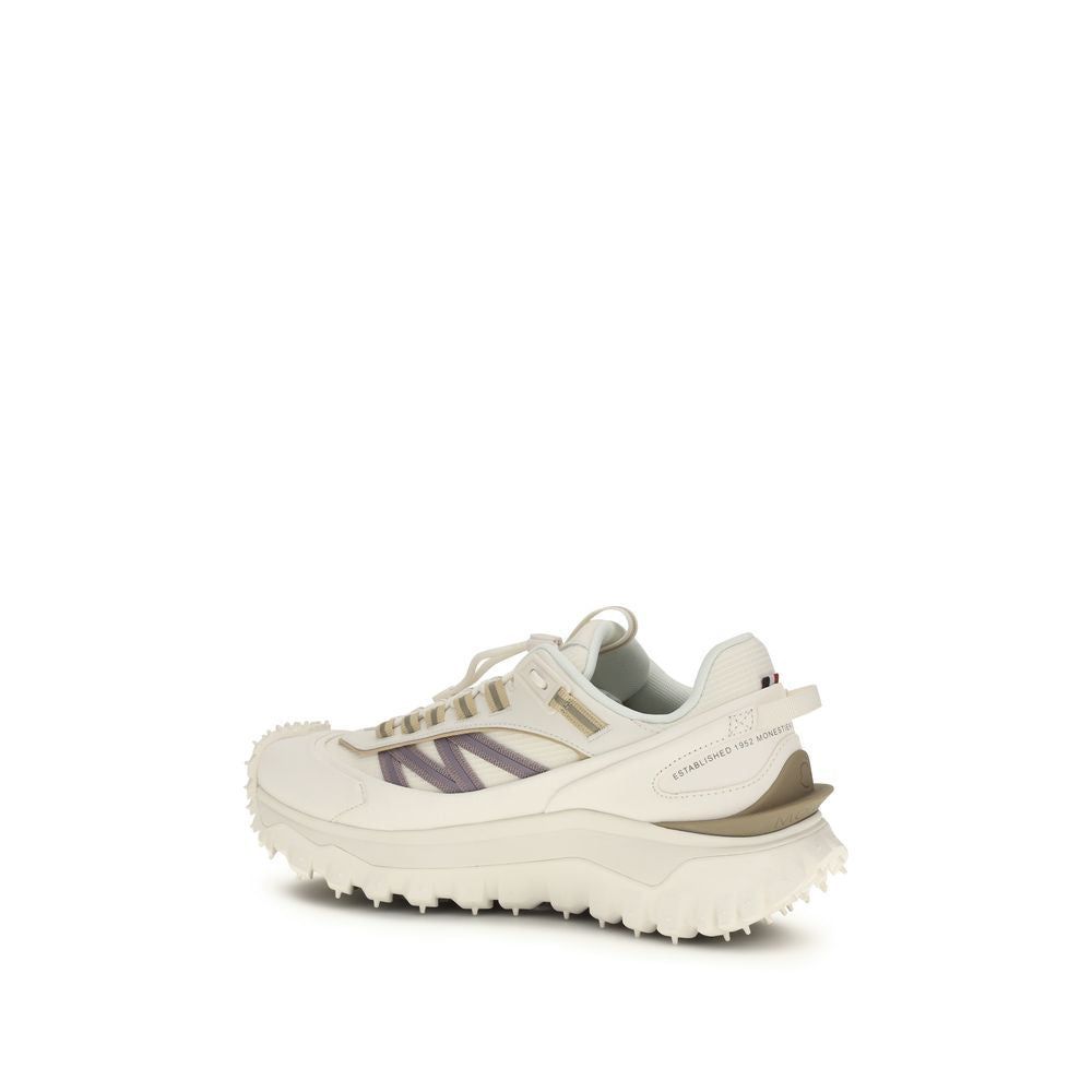 Moncler White Calf Leather Bos Taurus Athletic Sneakers | Regal Royce