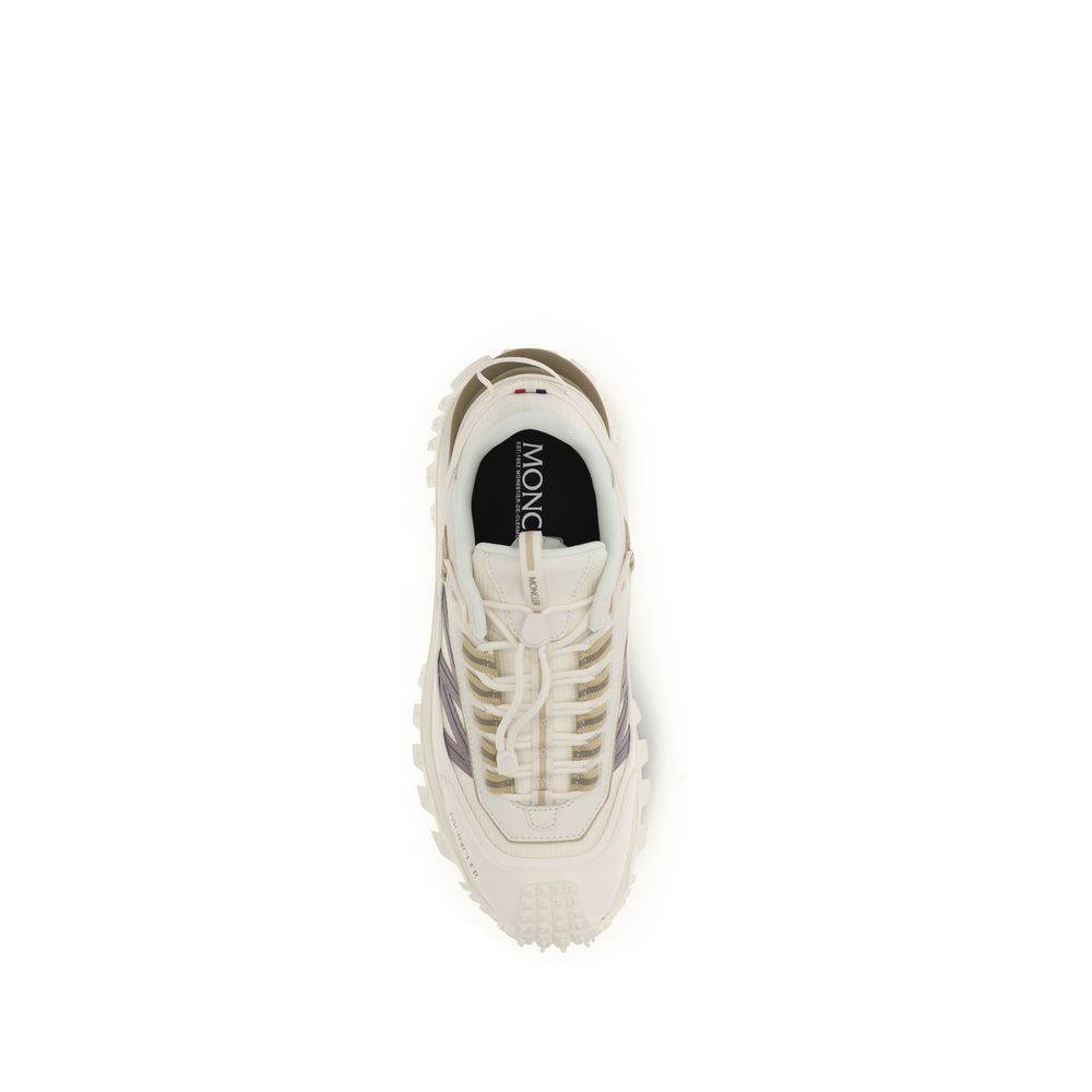 Moncler White Calf Leather Bos Taurus Athletic Sneakers | Regal Royce