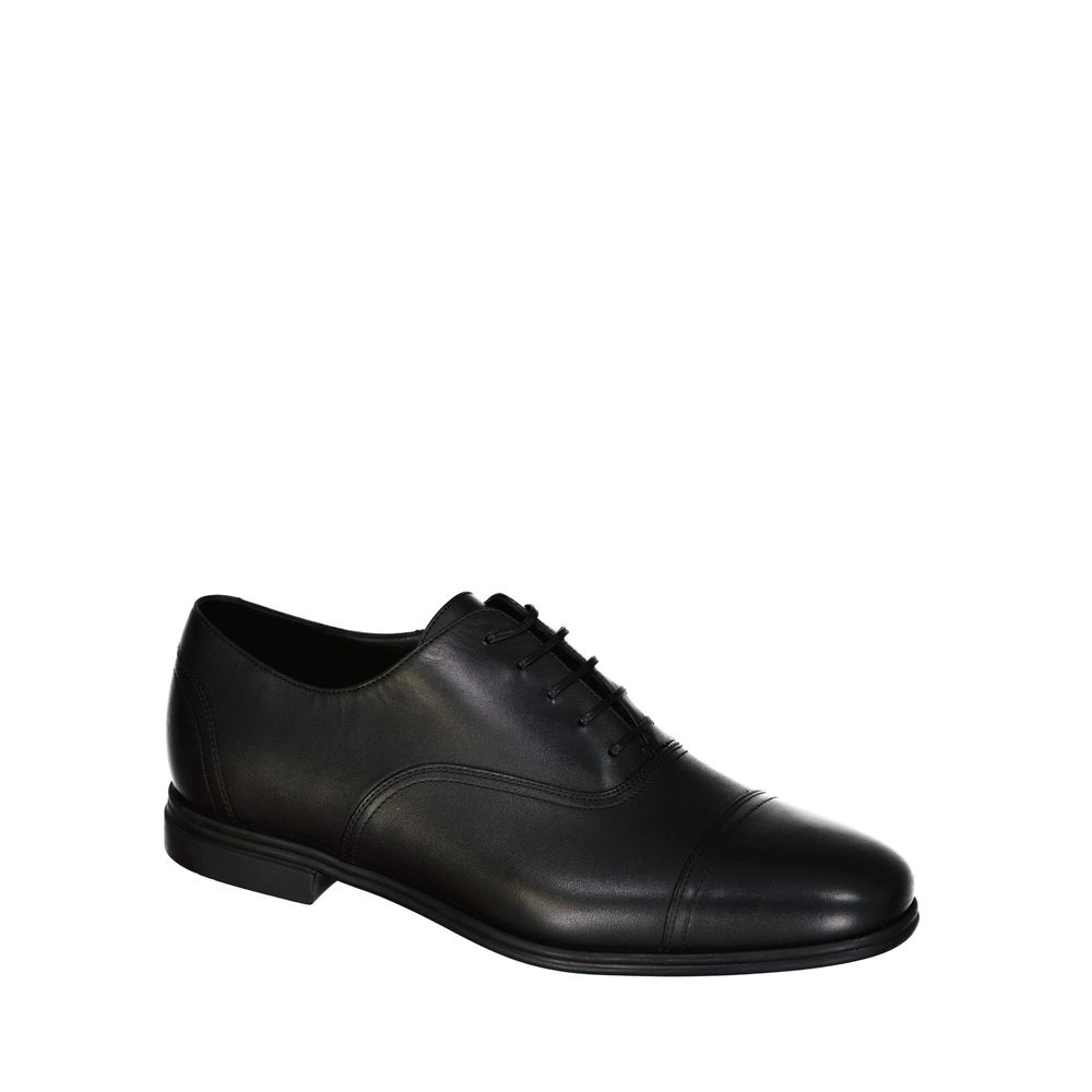 Salvatore Ferragamo Black Leather Oxfords And Derbies | Regal Royce