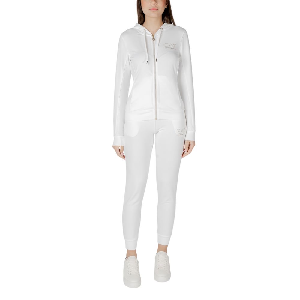 EA7 Emporio Armani Cream Polyester Tracksuit | Regal Royce