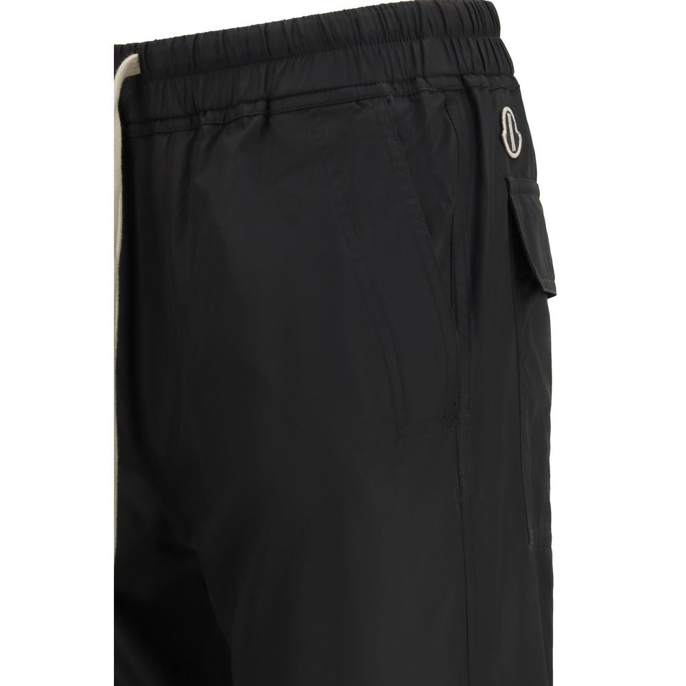 Moncler x Rick Owens Black Polyester Casual Pants | Regal Royce