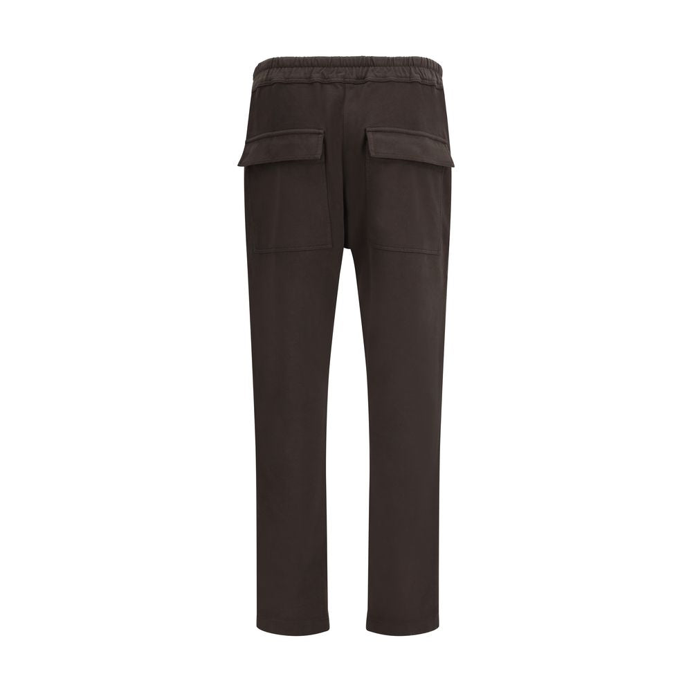 Moncler x Rick Owens Brown Cotton Athletic Pants | Regal Royce