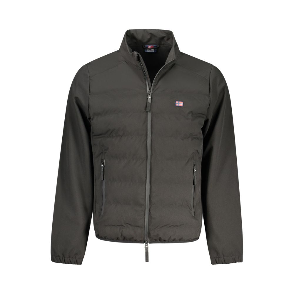 Norway 1963 Black Polyester Men's Jacket | Regal Royce