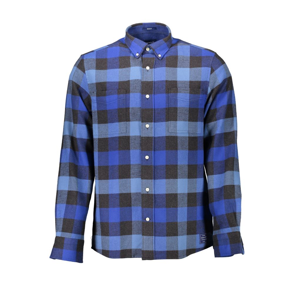 Gant Blue Cotton Men's Shirt | Regal Royce
