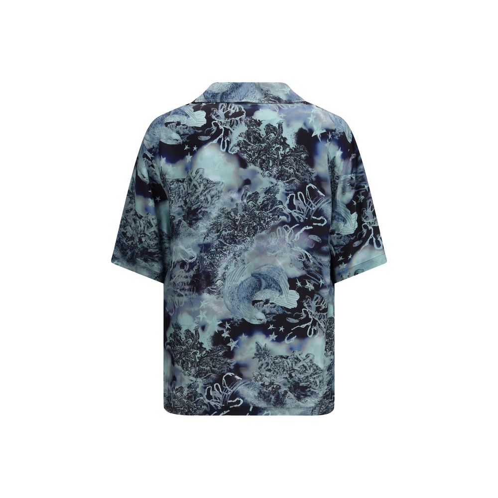 Off-White Multicolor Viscose Pattern Shirt | Regal Royce
