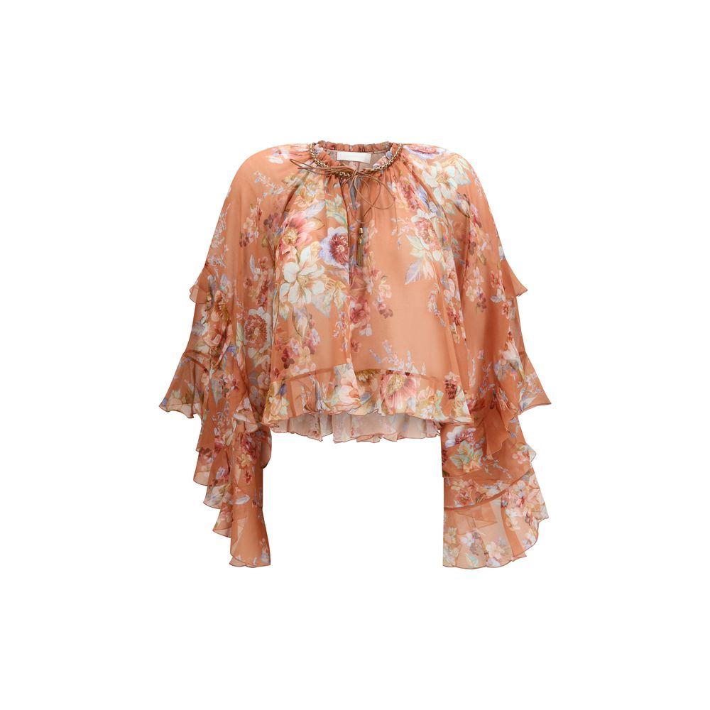 Zimmermann Multicolor Cotton Blouse | Regal Royce