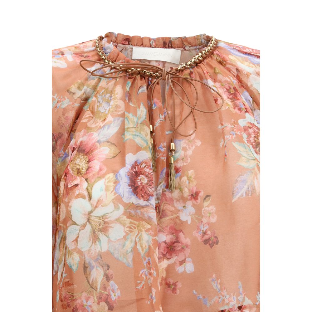 Zimmermann Multicolor Cotton Blouse | Regal Royce