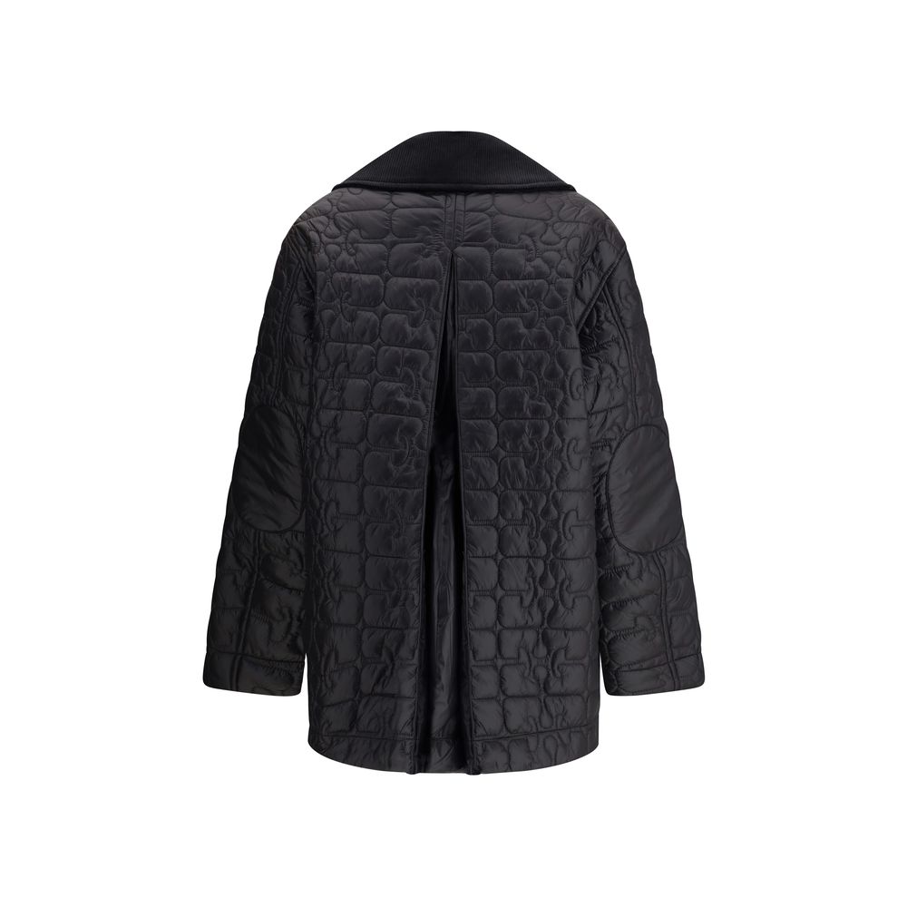Ganni Gray Nylon Coat | Regal Royce