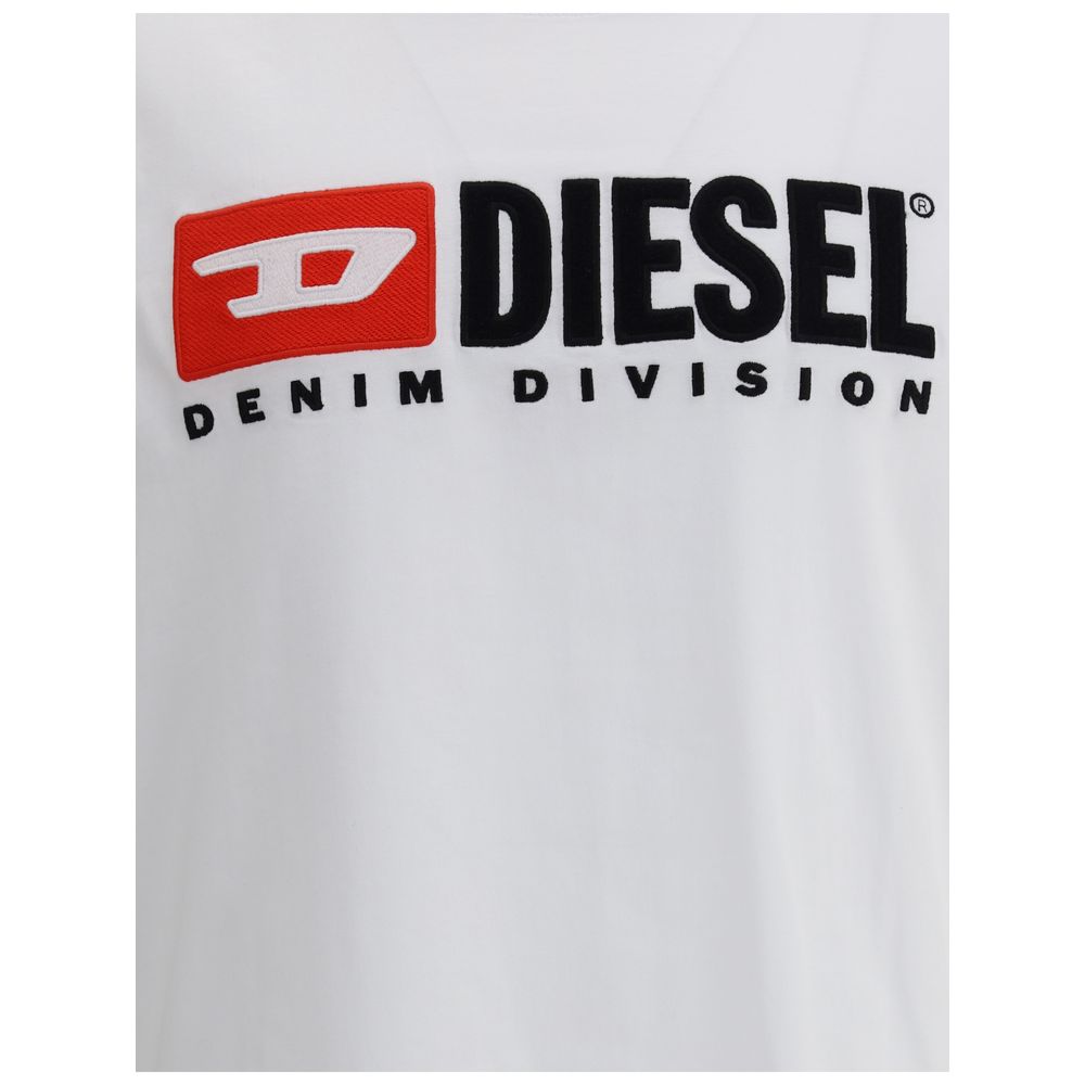 Diesel White Cotton T-Shirt | Regal Royce