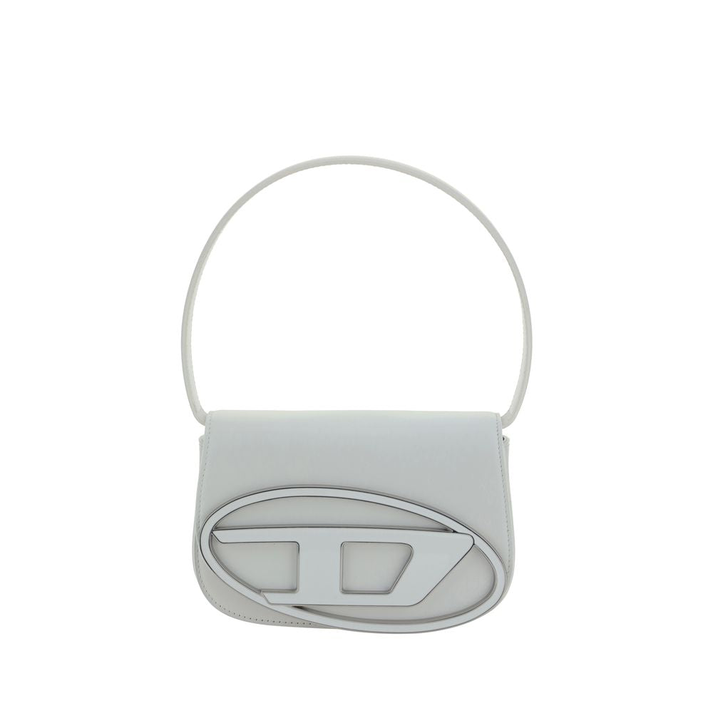 Diesel White Calf Leather Bos Taurus Shoulder Bag | Regal Royce