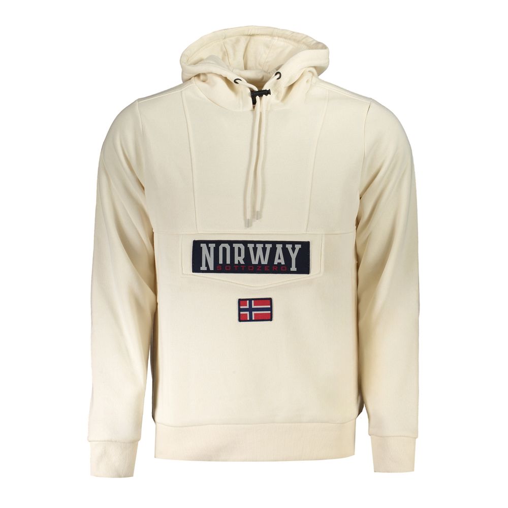 Norway 1963 Beige Cotton Men's Sweatshirt Hoodie | Regal Royce